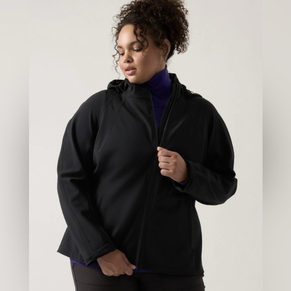 Athleta Jackets & Blazers - Athleta Size 2X INLET JACKET Black puffer Body Insulated Jacket